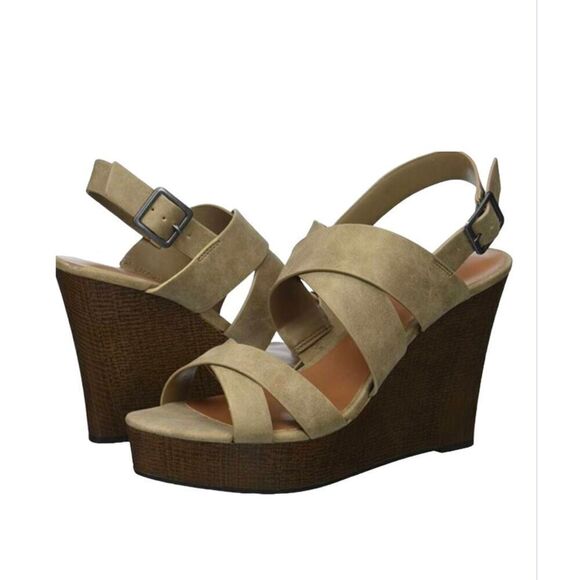 INDIGO RD Keffie Strappy Wedge Size 7M - Picture 1 of 7